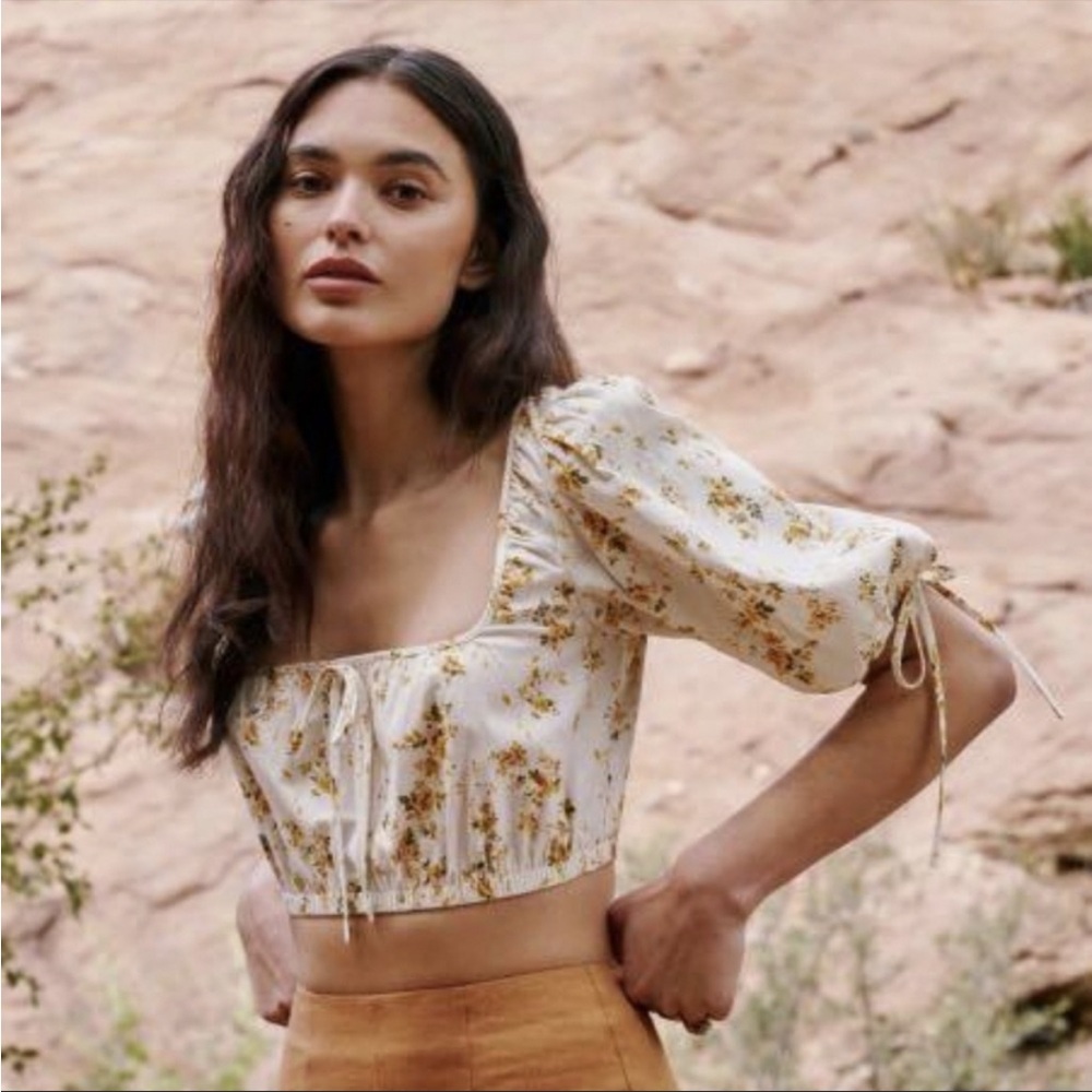 Reformation crop top size small